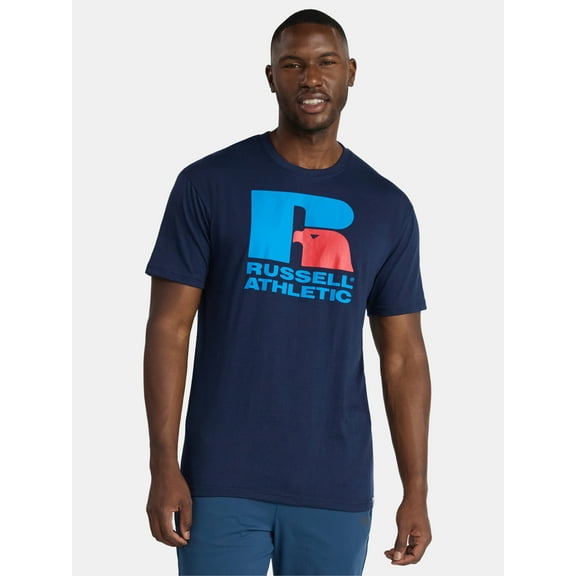 Russell Athletic Men's Logo Graphic Tee with Short Sleeves, Sizes S-2XL