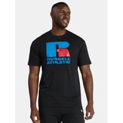 Russell Athletic Mens Logo Graphic Tee with Short Sleeves, Sizes S-2XL