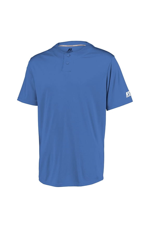 Russell Athletic Performance Two-Button Solid Jersey