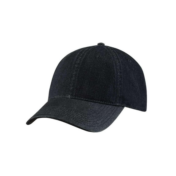 Russell Athletic - Snow Wash Denim Dad Hat - U073UHDXX - Black - Size: Adjustable
