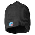 thumbnail image 1 of Russell Athletic UB89UHB Core R Patch Beanie-Black, 1 of 3