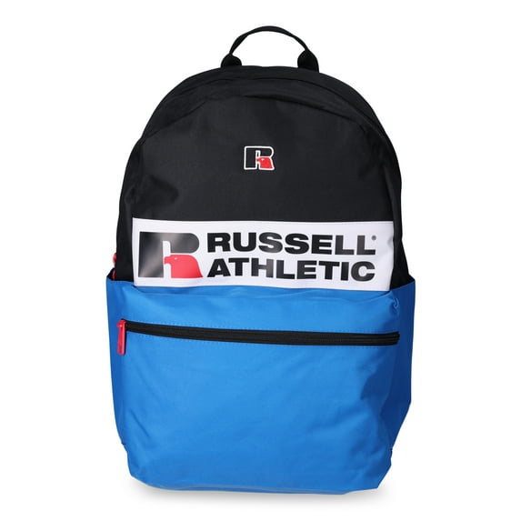 Russell Athletic Unisex Baseline 18" Backpack, Black Blue