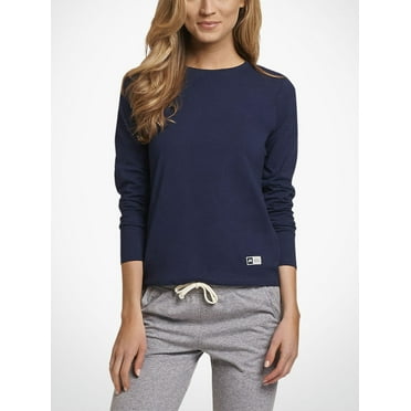 Russell Athletic Men's Long Sleeve Performance T-Shirt - Moisture Wicking Cotton Blend UPF 30+