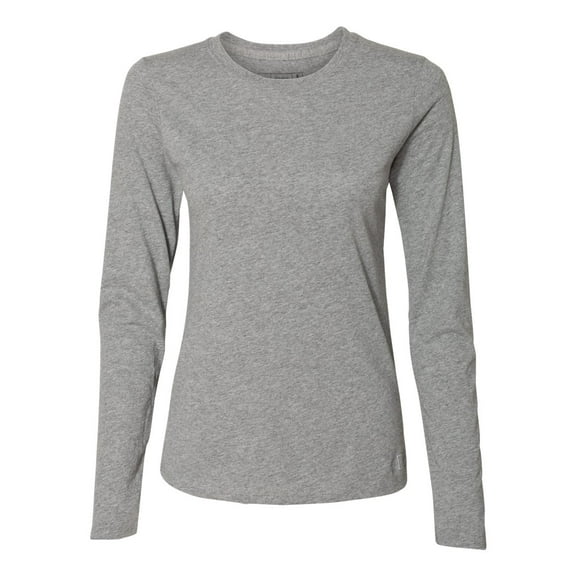 Russell Athletic Women's Essential 60/40 Performance Long Sleeve T-Shirt in Oxford M | 64LTTX
