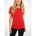 thumbnail image 1 of Russell Athletic - Women's Essential 60/40 Performance T-Shirt - 64STTX - True Red, 1 of 3