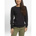 thumbnail image 1 of Russell Athletic - Women's Lightweight Crewneck Sweatshirt - LF3YHX - Black - Size: S, 1 of 2
