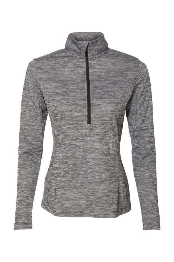Women's Striated Quarter-Zip Pullover, Style QZ7EAX