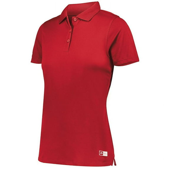 "Russell Athletic Womens Essential Sport Shirt, XL, True Red"
