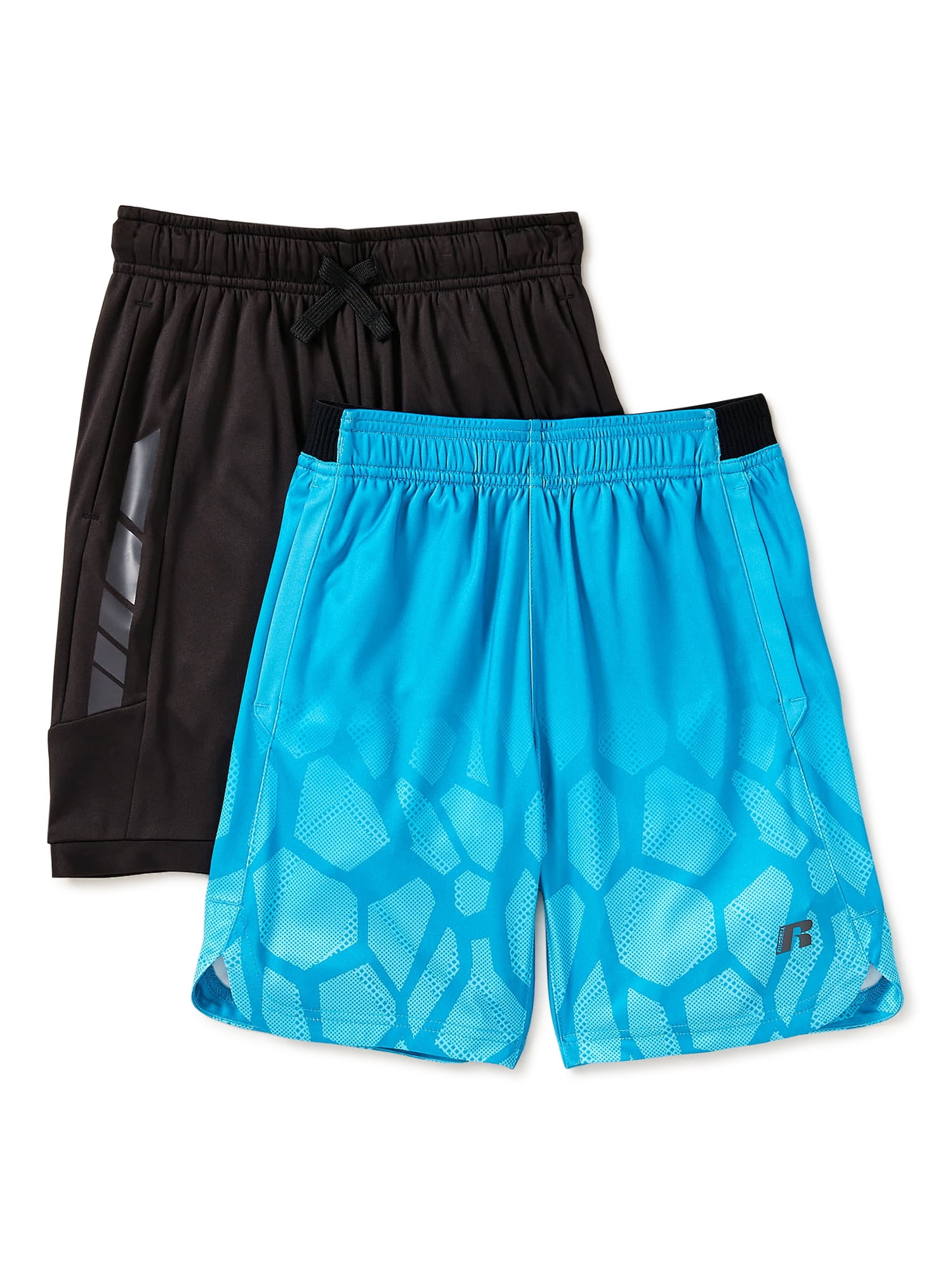 Russell Boys' Print Performance 2-Pack Shorts, Sizes 4-18
