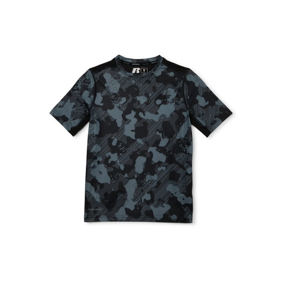 Russell Boys Short Sleeve Camo T-Shirt, Sizes 4-20