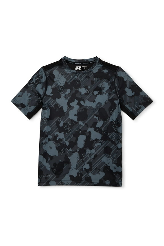 Boys Short Sleeve Camo T-Shirt, Sizes 4-20