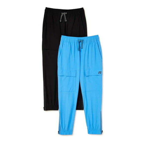 Russell Boys Wear Now Woven Joggers, 2-Pack, Sizes 4-18 & Husky