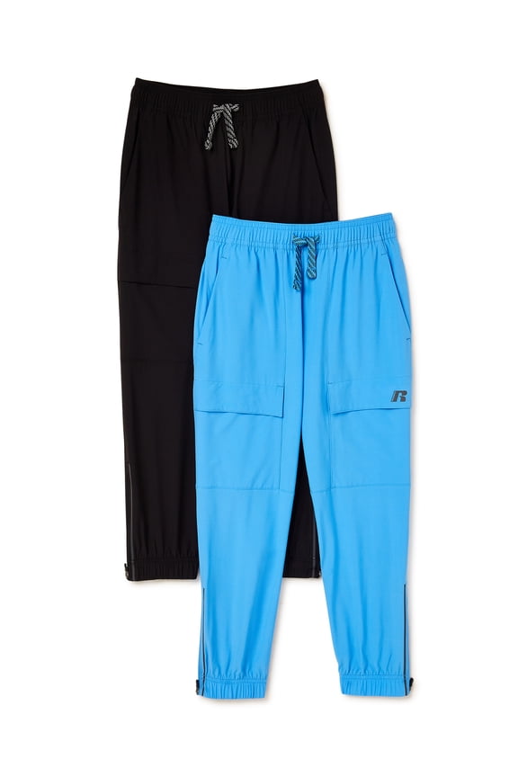 Boys Wear Now Woven Joggers, 2-Pack, Sizes 4-18 & Husky