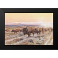 thumbnail image 1 of Russell, Charles Marion 14x11 Black Modern Framed Museum Art Print Titled - The Bison Trail, 1 of 4