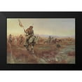 thumbnail image 1 of Russell, Charles Marion 14x11 Black Modern Framed Museum Art Print Titled - The Medicine Man, 1 of 4