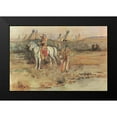 thumbnail image 1 of Russell, Charles Marion 18x13 Black Modern Framed Museum Art Print Titled - At the Spring, 1 of 4