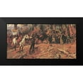 thumbnail image 1 of Russell, Charles Marion 24x14 Black Modern Framed Museum Art Print Titled - The Hold Up, 1 of 4
