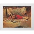 thumbnail image 1 of Russell, Charles Marion 24x19 White Modern Wood Framed Museum Art Print Titled - Keeoma, 1 of 4