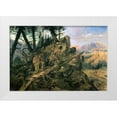 thumbnail image 1 of Russell, Charles Marion 32x23 White Modern Wood Framed Museum Art Print Titled - Plunder on the Horizon, 1 of 4