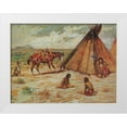 thumbnail image 1 of Russell, Charles Marion 32x25 White Modern Wood Framed Museum Art Print Titled - Joy of Life, 1 of 4