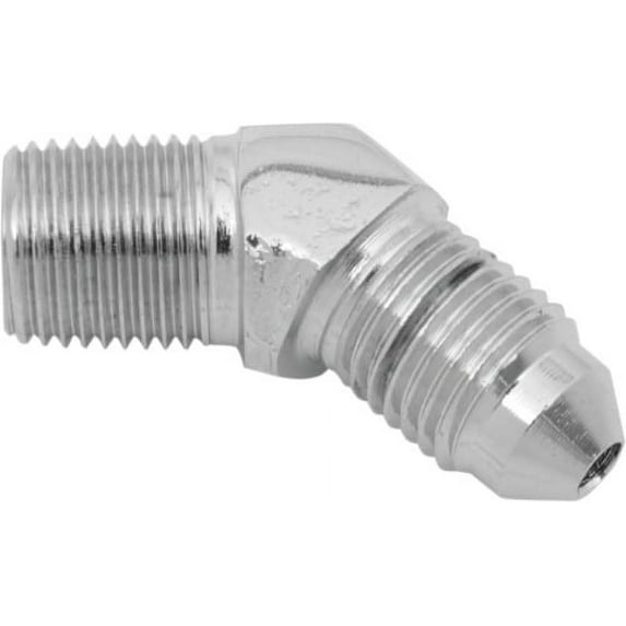 Russell Cycleflex Universal Brake Line Fitting, 1/8in Male NPT - #3 45 Degrees