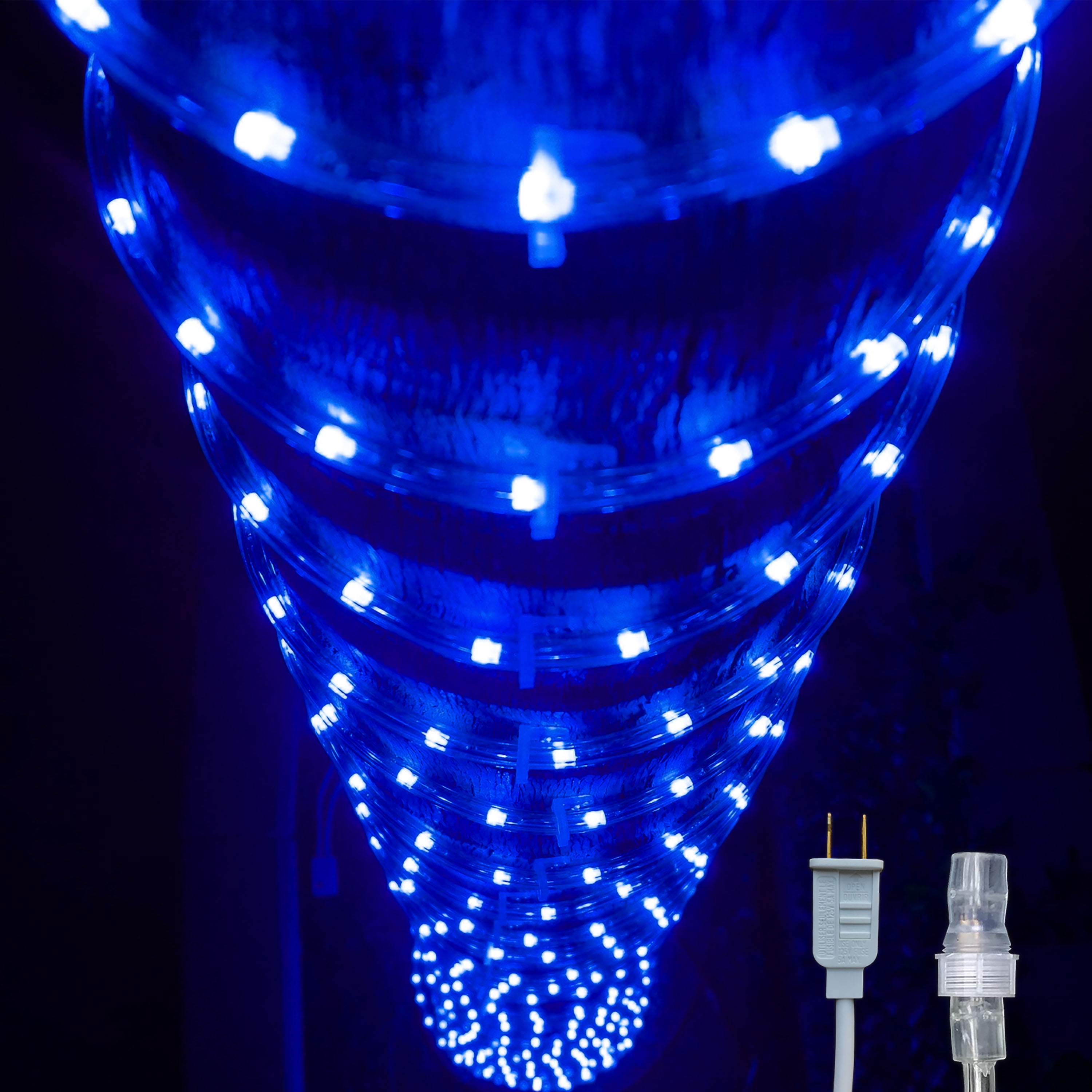 Led Party Light Ropes Ideas Russell Decor LED Rope Lights connectable 30'-200' Festival Holiday ...