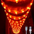 thumbnail image 1 of Russell Decor LED Rope Lights connectable 30'-200' Festival Holiday Party Seasonal Christmas Decoration 30ft - 200ft Lighting Red (50 Feet), 1 of 9