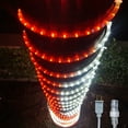 thumbnail image 1 of Russell Decor LED Rope Lights connectable 30'-200' Festival Holiday Party Seasonal Christmas Decoration 30ft - 200ft Lighting Red White (100 Feet), 1 of 9