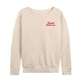 thumbnail image 1 of Russell Dickerson - Good Day Cafe - Women's French Terry Long Sleeve Pullover, 1 of 4