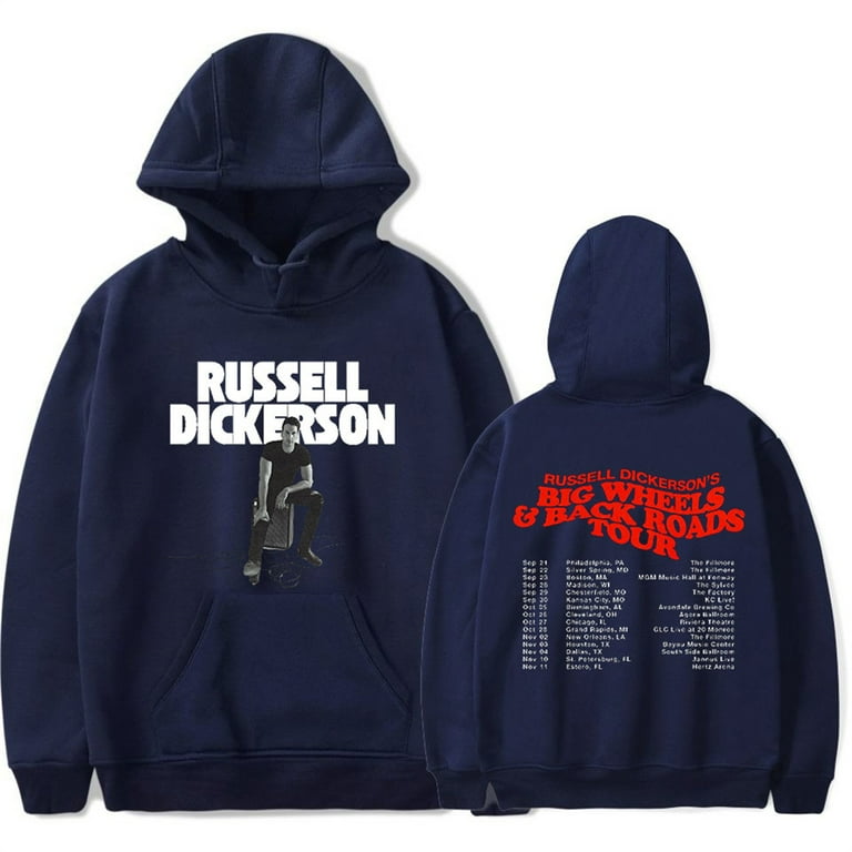 Russell Dickerson Hoodie The Big Wheels Back Road Tour