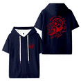 thumbnail image 1 of Russell Dickerson Just A Girl Hooded T-shirt Women Men Short Sleeve Tee Casual Fashion Tops, 1 of 3