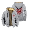 thumbnail image 1 of Russell Dickerson Just A Girl Zipper Jacket Long Sleeve Winter Parka Women Men Casual Fashion Coat, 1 of 3