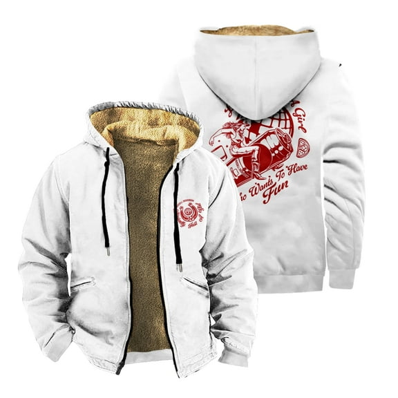 Russell Dickerson Just A Girl Zipper Jacket Long Sleeve Winter Parka Women Men Casual Fashion Coat