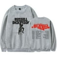 thumbnail image 1 of Russell Dickerson Merch Big Wheels & Back Road Tour Crew Neck Sweatshirt Unisex Stylish Long-Sleeved Pullover, 1 of 2