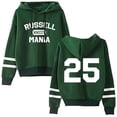 thumbnail image 1 of Russell Dickerson Merch RussellMania Fashion Hoodie Unisex Pocketless Double-Sleeve Casual Sweatshirt,4XL,Green, 1 of 2