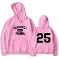 thumbnail image 1 of Russell Dickerson Merch RussellMania Hoodie Unisex Long-Sleeve Casual Sweatshirt Fashion Pullover,L,Pink, 1 of 2