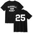 thumbnail image 1 of Russell Dickerson RussellMania Cotton Tee Women Men Short Sleeve Round Neck Casual Streetwear T-shirt, 1 of 2