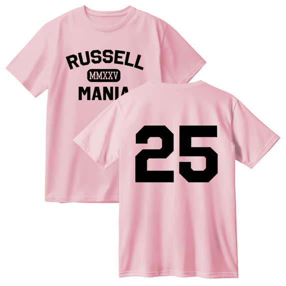 Russell Dickerson RussellMania Cotton Tee Women Men Short Sleeve Round Neck Casual Streetwear T-shirt