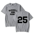 thumbnail image 1 of Russell Dickerson RussellMania T-shirt Women Men Crewneck Short Sleeve Casual Fashion Tee, 1 of 3