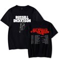 thumbnail image 1 of Russell Dickerson T-shirt The Big Wheels & Back Road Tour Short Sleeve Hip Hop Tee, 1 of 2