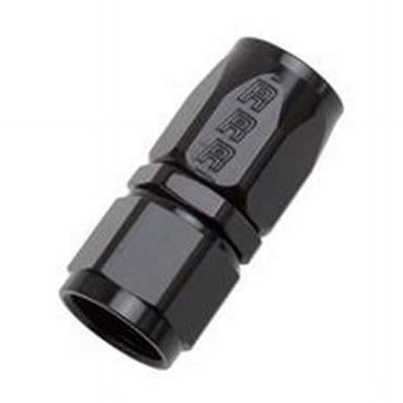 Russell-Edel 610035 Black Full Flow Straight Hose End Fitting