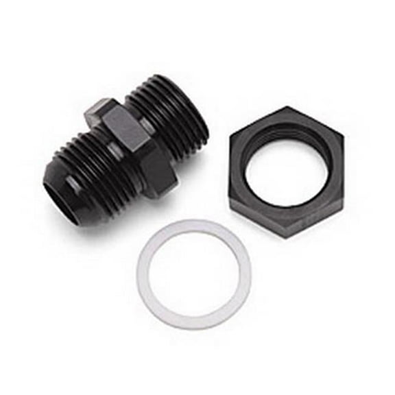 Russell-Edel 670870 Straight Bulkhead Coupler Fitting - Black