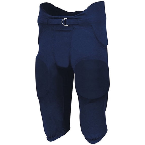 Russell F25PFW.NAV.XL Youth Integrated 7 Piece Pad Pant, Navy - Extra Large