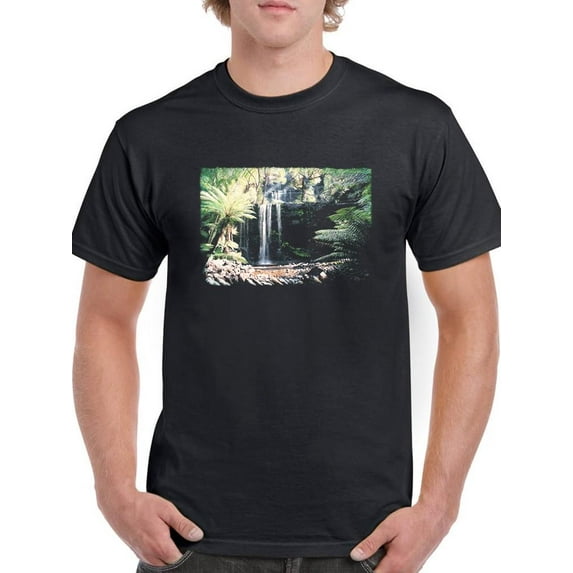 Russell Falls T-Shirt Men -Anthony Chirstou Designs, Male Large