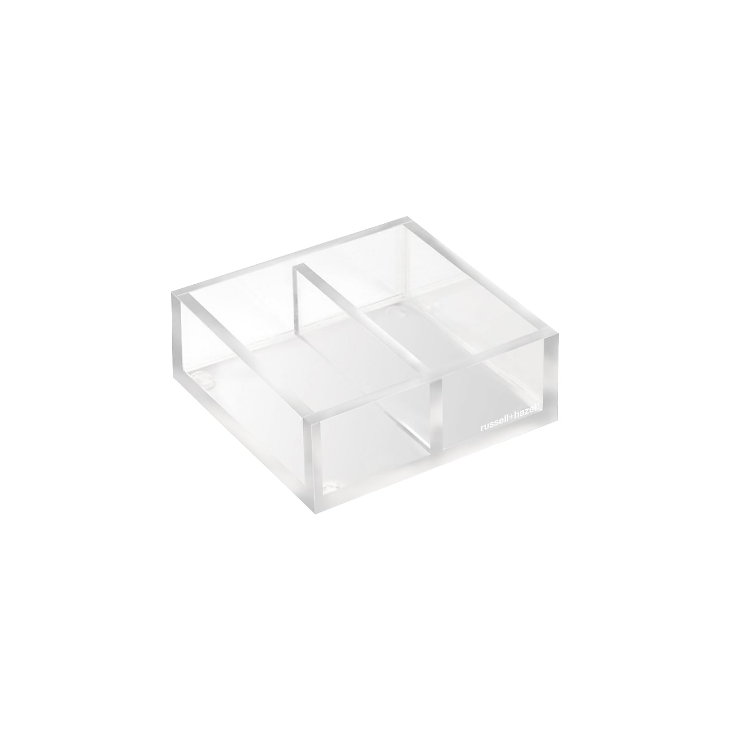 Russell+Hazel Bloc Compartment Storage Clear Acrylic (31376)