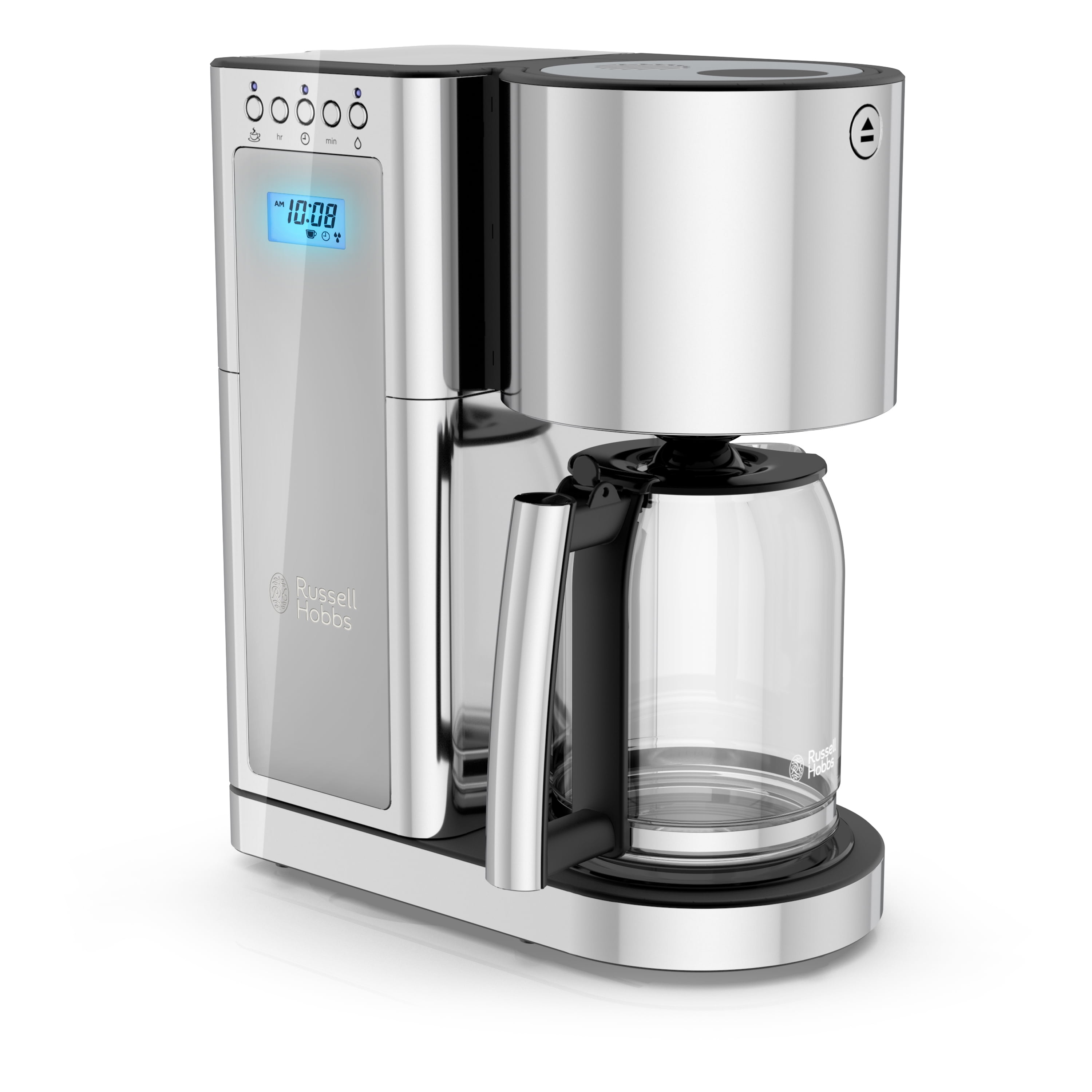 Russell Hobbs Glass Series 8-Cup Coffeemaker, Silver, CM8100GYR