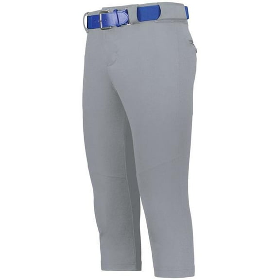 Russell RS5DBX.BG7.2XL Ladies on Deck Softball Knicker, Baseball Grey - 2XL