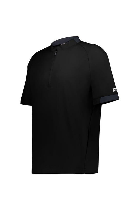 R21DSM.AAP.2XL Legend Short Sleeve Pullover, Black & Stealth - 2XL