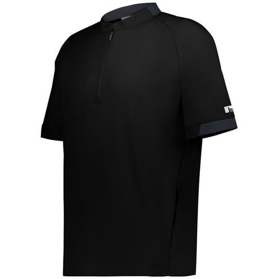 Russell R21DSM.AAP.4XL Legend Short Sleeve Pullover, Black & Stealth - 4XL