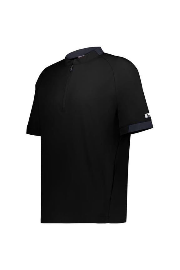 R21DSM.AAP.4XL Legend Short Sleeve Pullover, Black & Stealth - 4XL